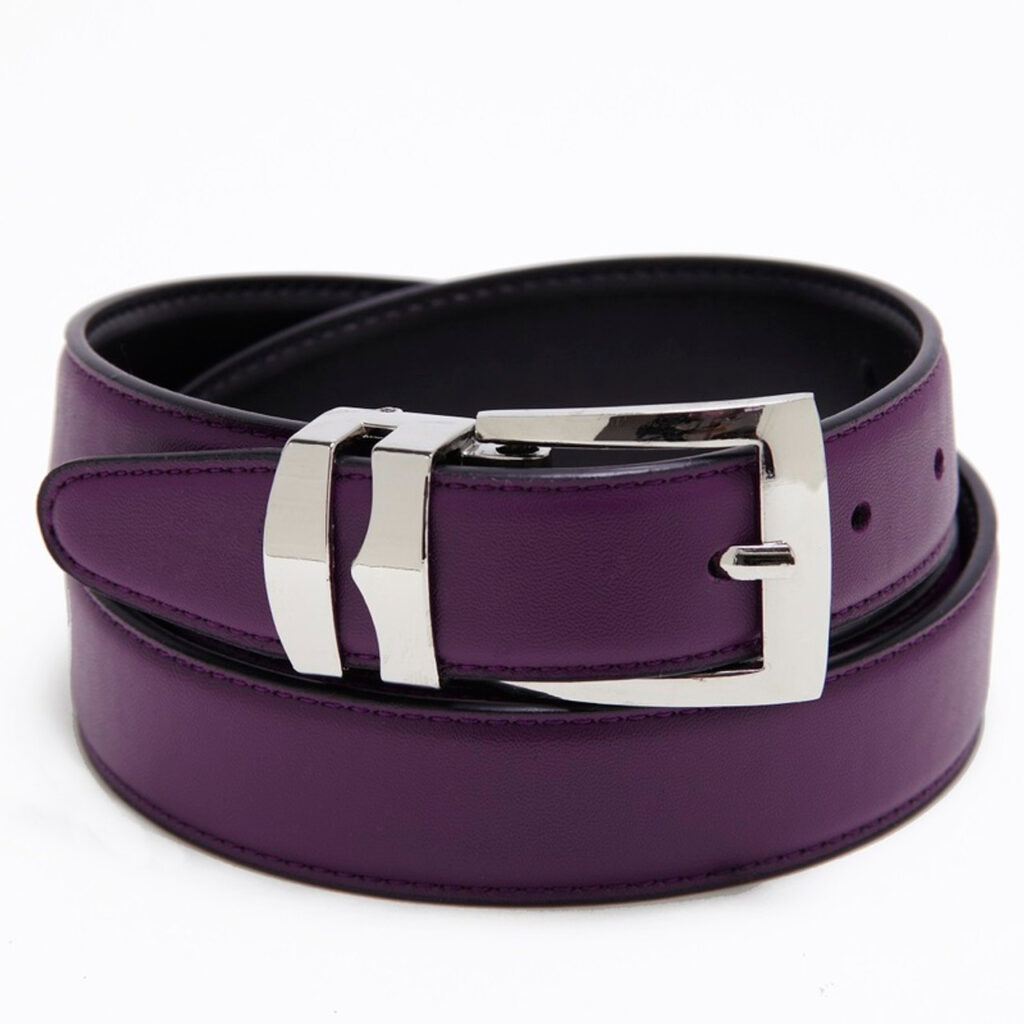 Silver-Tone Buckle PURPLE